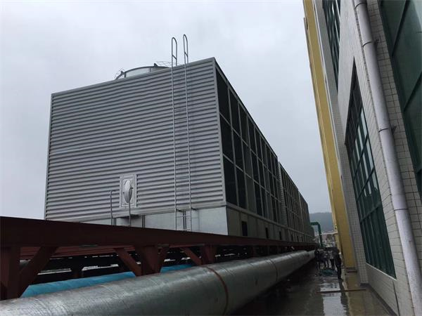 玻璃鋼冷卻塔塔芯部分堵塞影響降溫的解決辦法,玻璃鋼冷卻塔結構圖